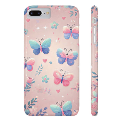 Cute Butterfly Pattern  Slim Phone Case - FC-104