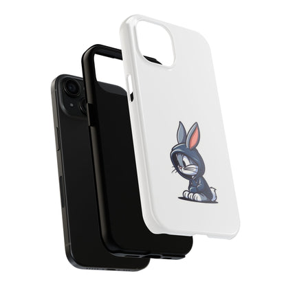 Cute Bunny White Tough Phone Cases