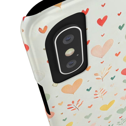 Hearts Slim Phone Case - FC-109