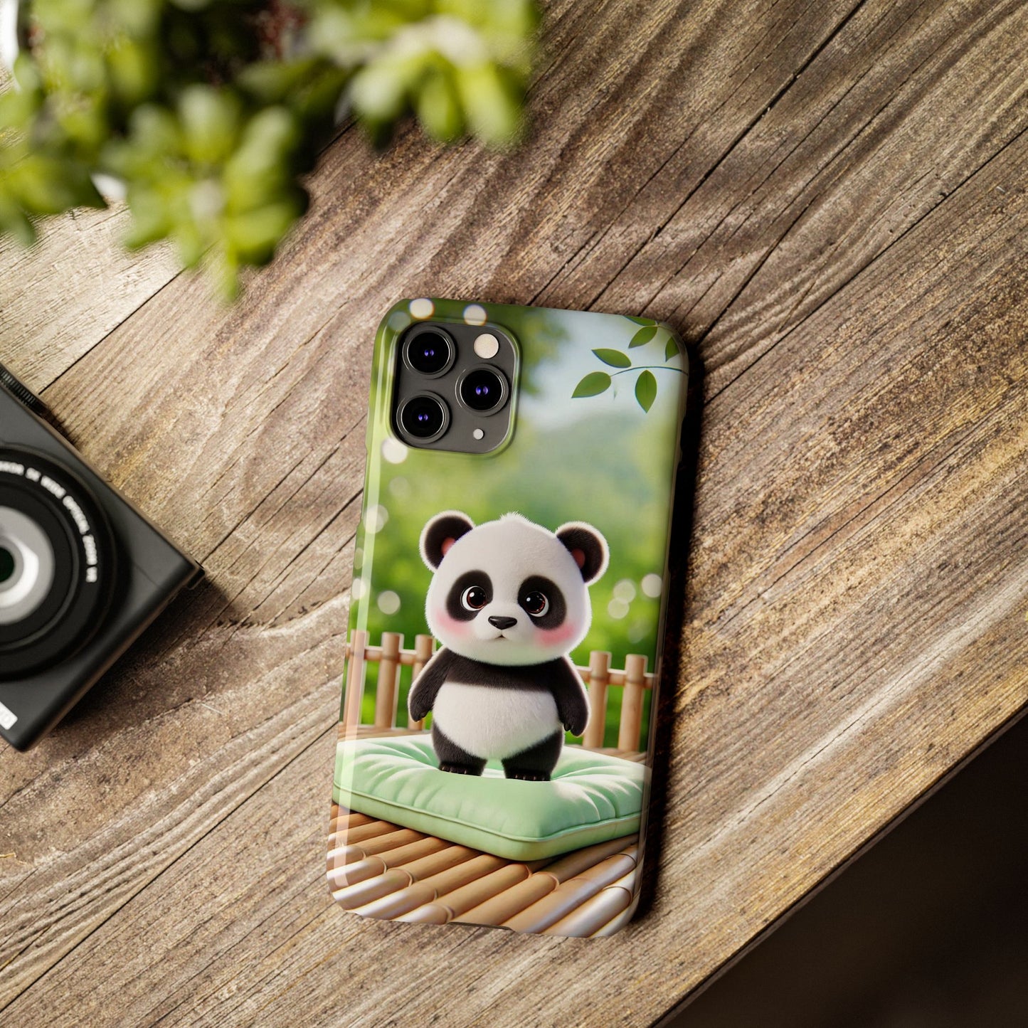 Panda  Slim Phone Case - FC-107