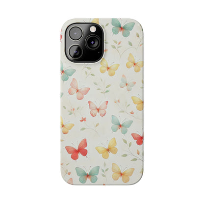 Cute Butterflies  Slim Phone Case - FC-108