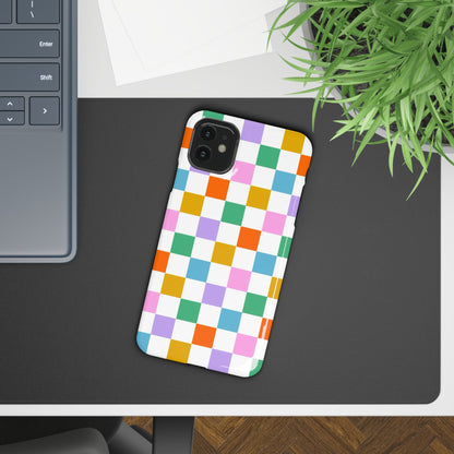 Colorful Checkerboard Slim Cases - FC-115