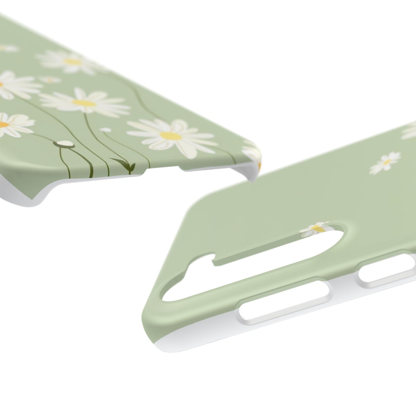 Daisy pastel green Slim Cases - FC-119