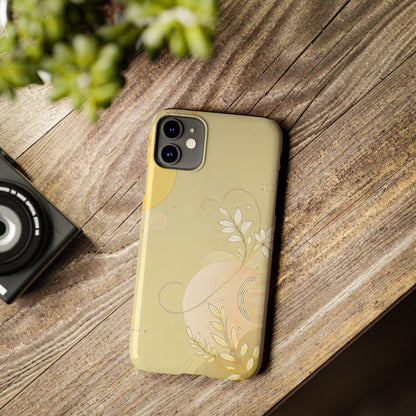 Yellow Asthetic  Slim Phone Case - FC-104