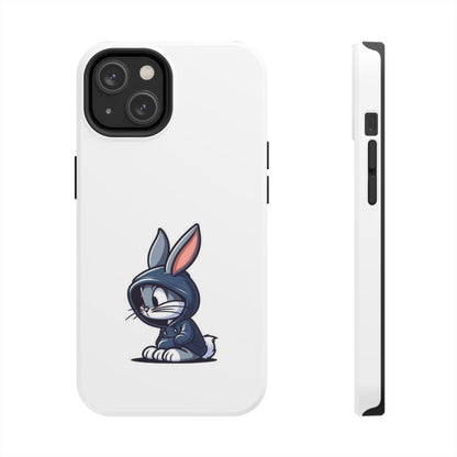 Cute Bunny White Tough Phone Cases