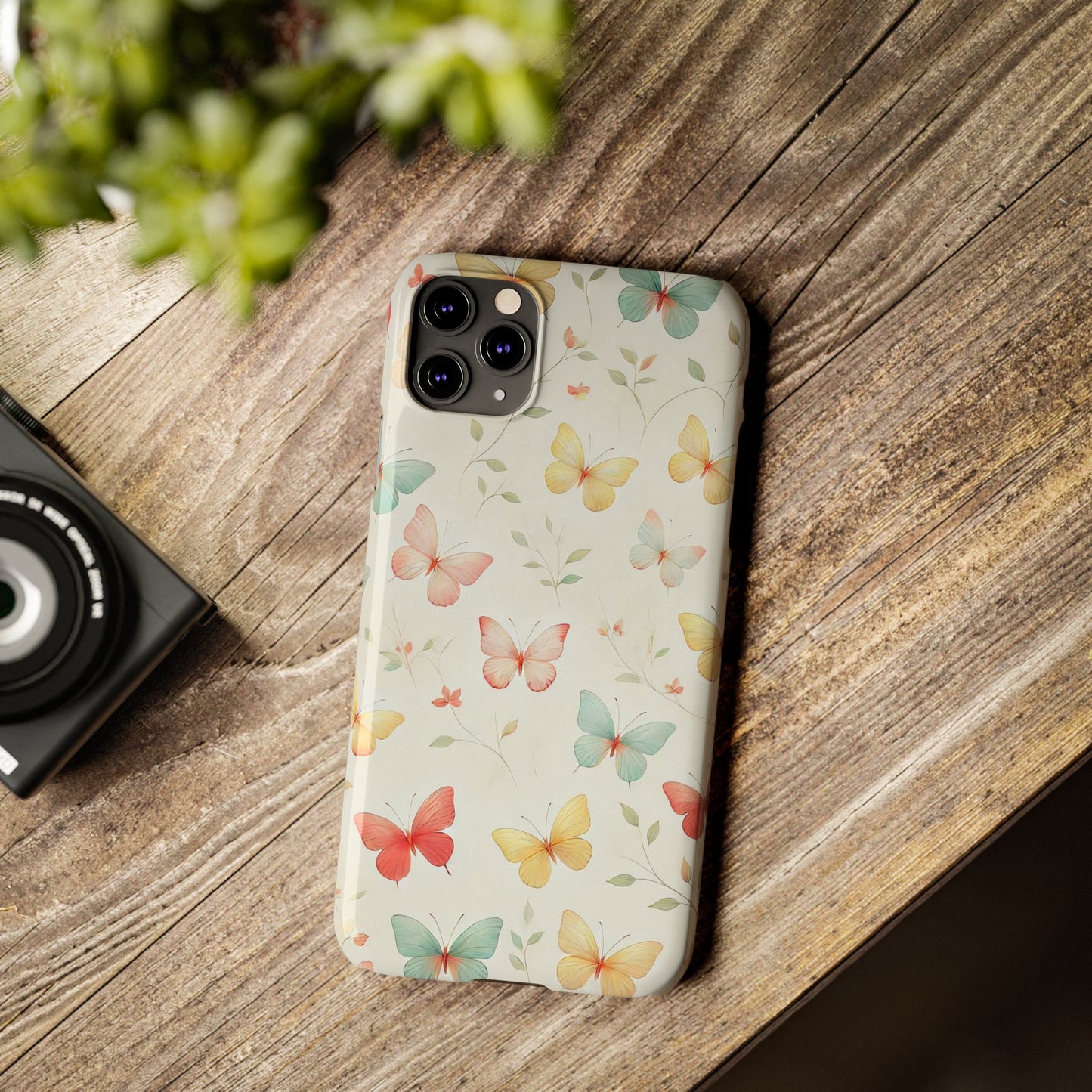 Cute Butterflies  Slim Phone Case - FC-108