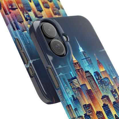 City Scape At Light Slim Phone Cases