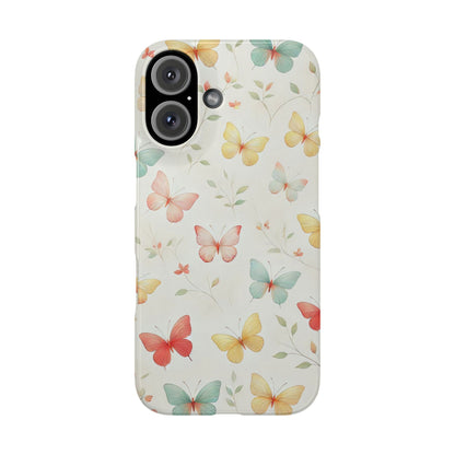 Cute Butterflies  Slim Phone Case - FC-108