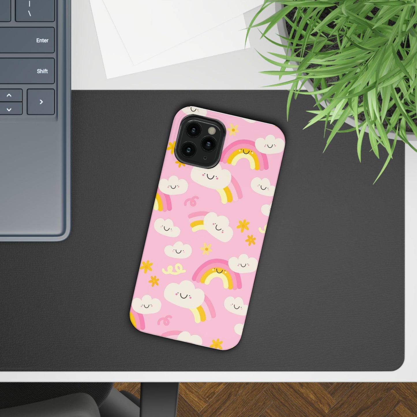 Pink Rainbow Slim Cases - FC-117