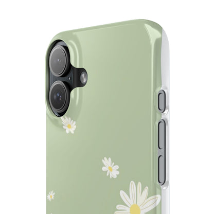 Daisy pastel green Slim Cases - FC-119