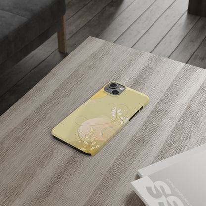 Yellow Asthetic  Slim Phone Case - FC-104