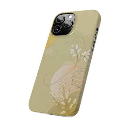 Yellow Asthetic  Slim Phone Case - FC-104