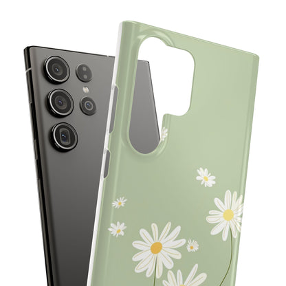 Daisy pastel green Slim Cases - FC-119