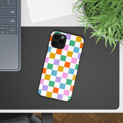 Colorful Checkerboard Slim Cases - FC-115