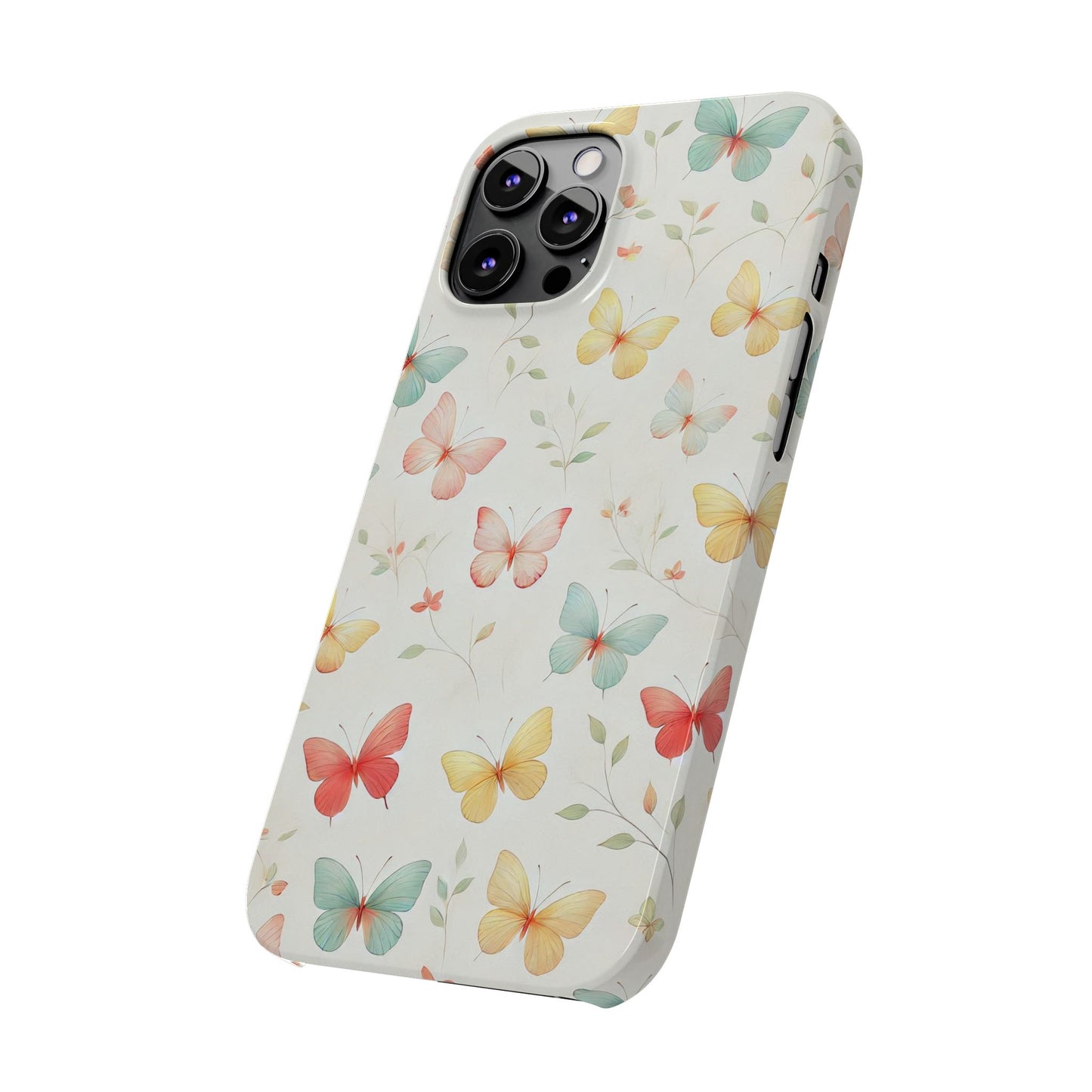 Cute Butterflies  Slim Phone Case - FC-108