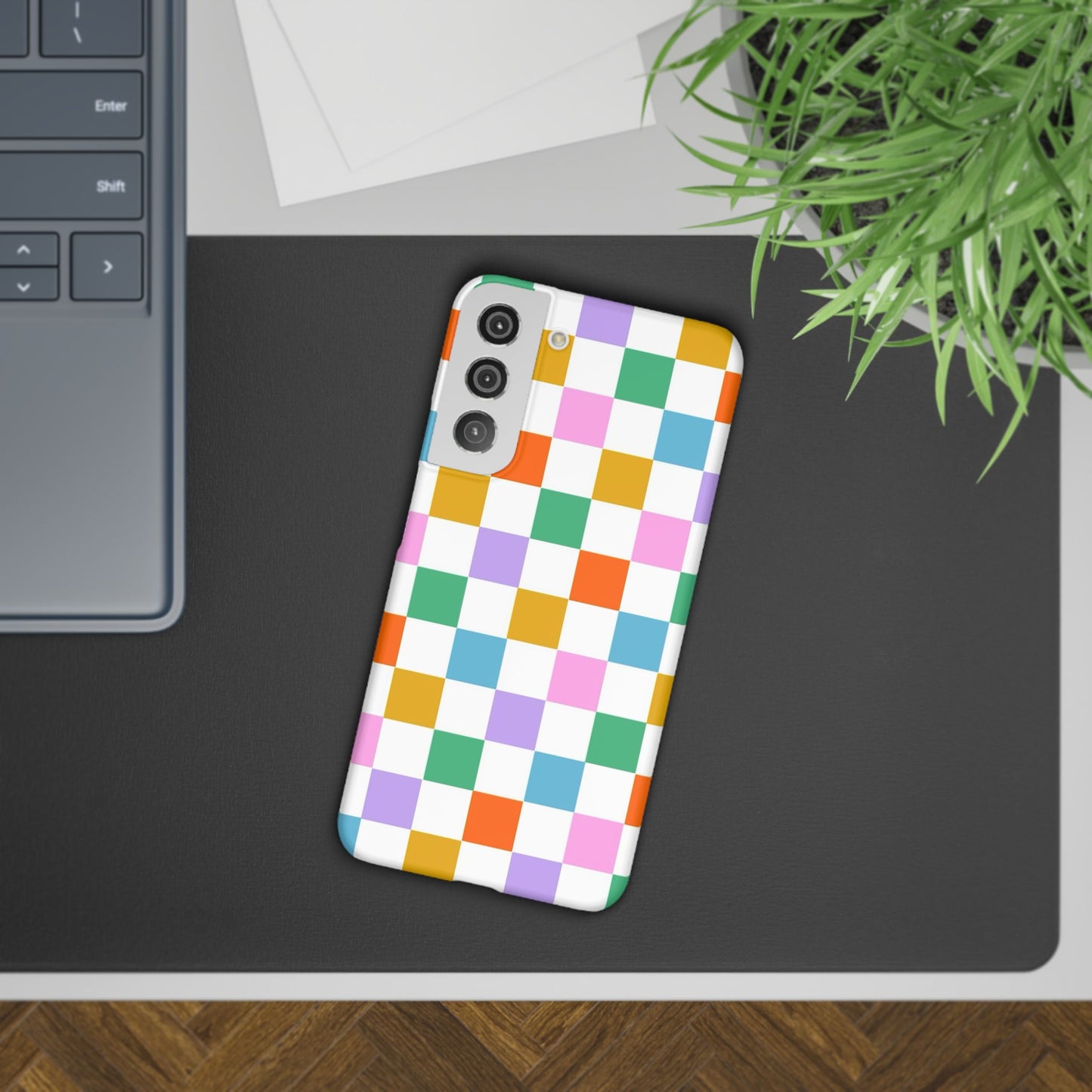 Colorful Checkerboard Slim Cases - FC-115