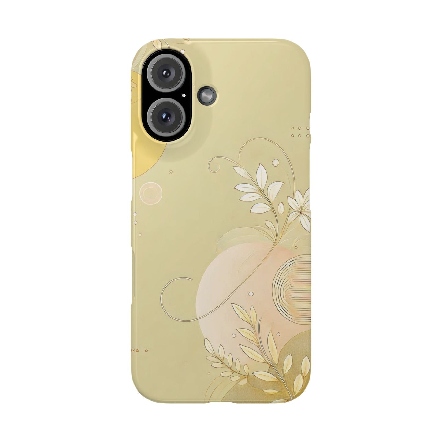 Yellow Asthetic  Slim Phone Case - FC-104