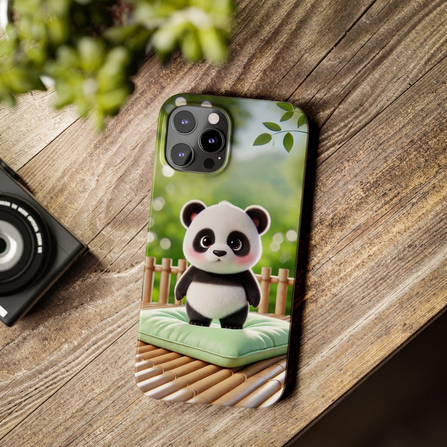 Panda  Slim Phone Case - FC-107