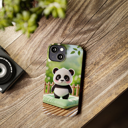 Panda  Slim Phone Case - FC-107