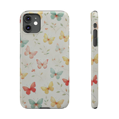 Cute Butterflies  Slim Phone Case - FC-108