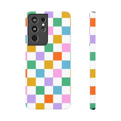 Colorful Checkerboard Slim Cases - FC-115