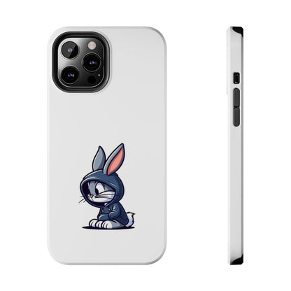 Cute Bunny White Tough Phone Cases