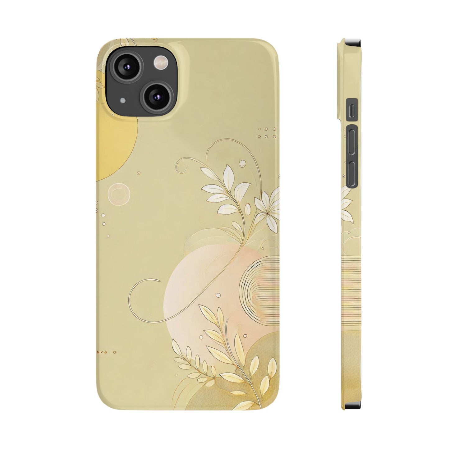 Yellow Asthetic  Slim Phone Case - FC-104