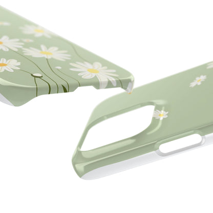 Daisy pastel green Slim Cases - FC-119