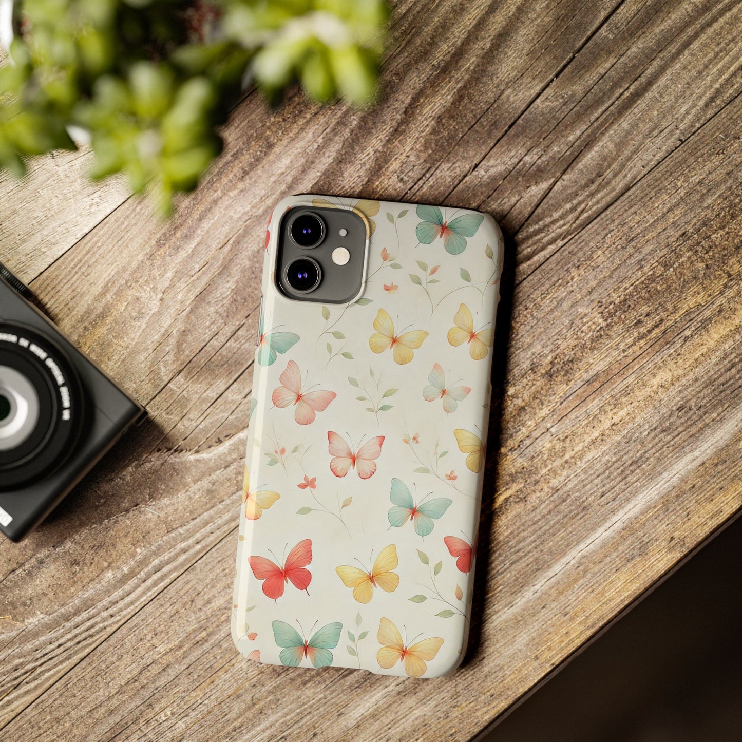 Cute Butterflies  Slim Phone Case - FC-108