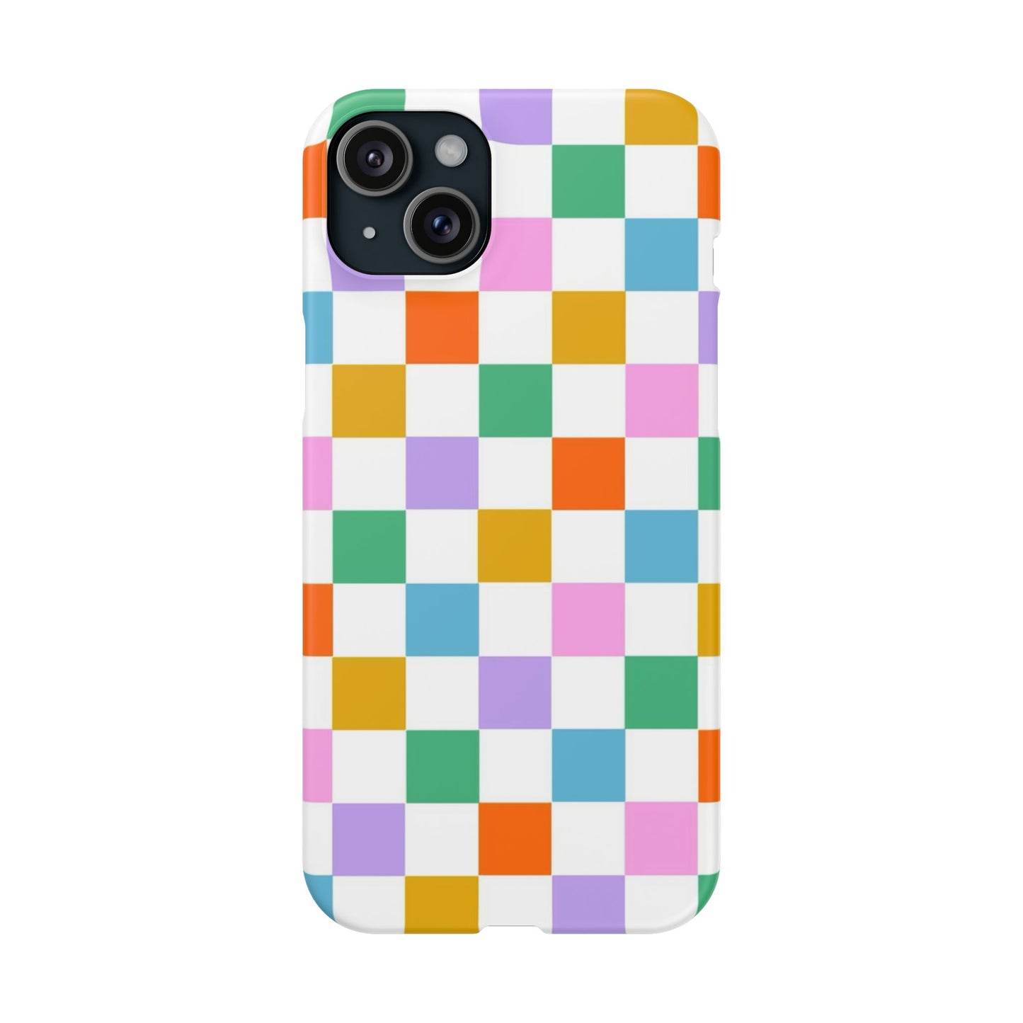 Colorful Checkerboard Slim Cases - FC-115