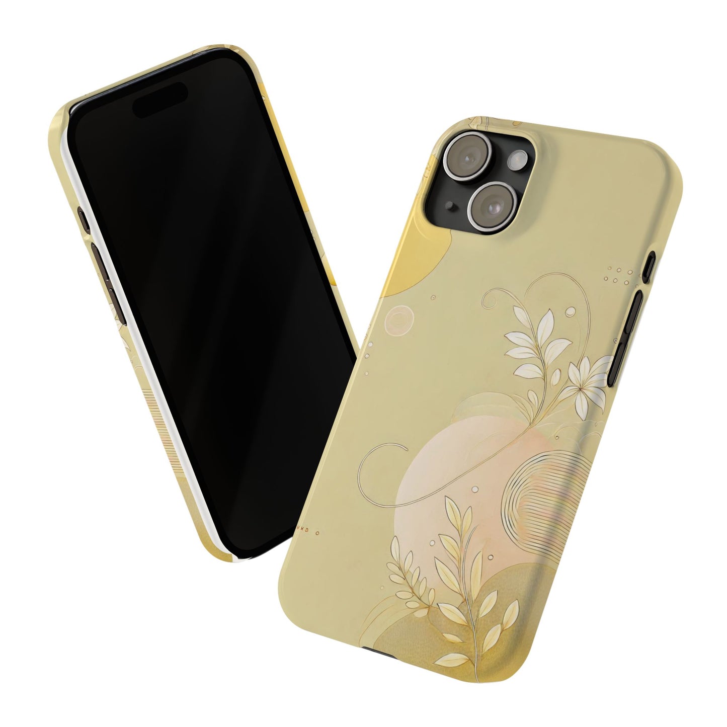 Yellow Asthetic  Slim Phone Case - FC-104