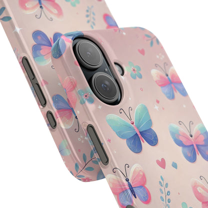 Cute Butterfly Pattern  Slim Phone Case - FC-104