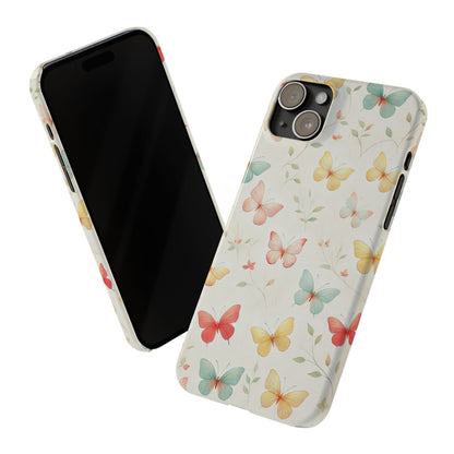 Cute Butterflies  Slim Phone Case - FC-108