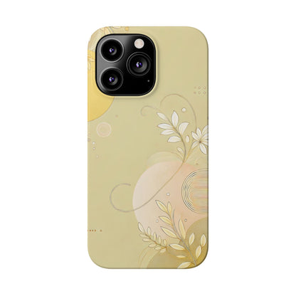 Yellow Asthetic  Slim Phone Case - FC-104