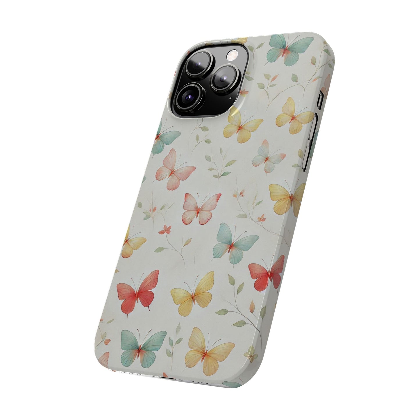 Cute Butterflies  Slim Phone Case - FC-108