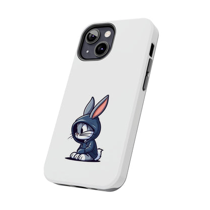 Cute Bunny White Tough Phone Cases