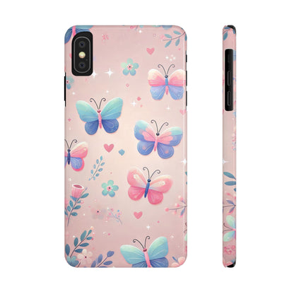 Cute Butterfly Pattern  Slim Phone Case - FC-104