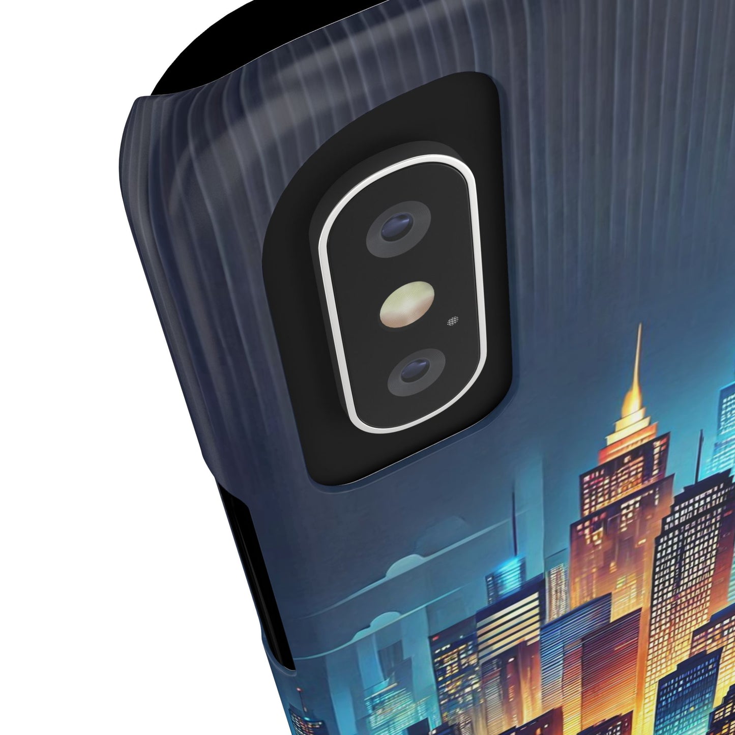 City Scape At Light Slim Phone Cases