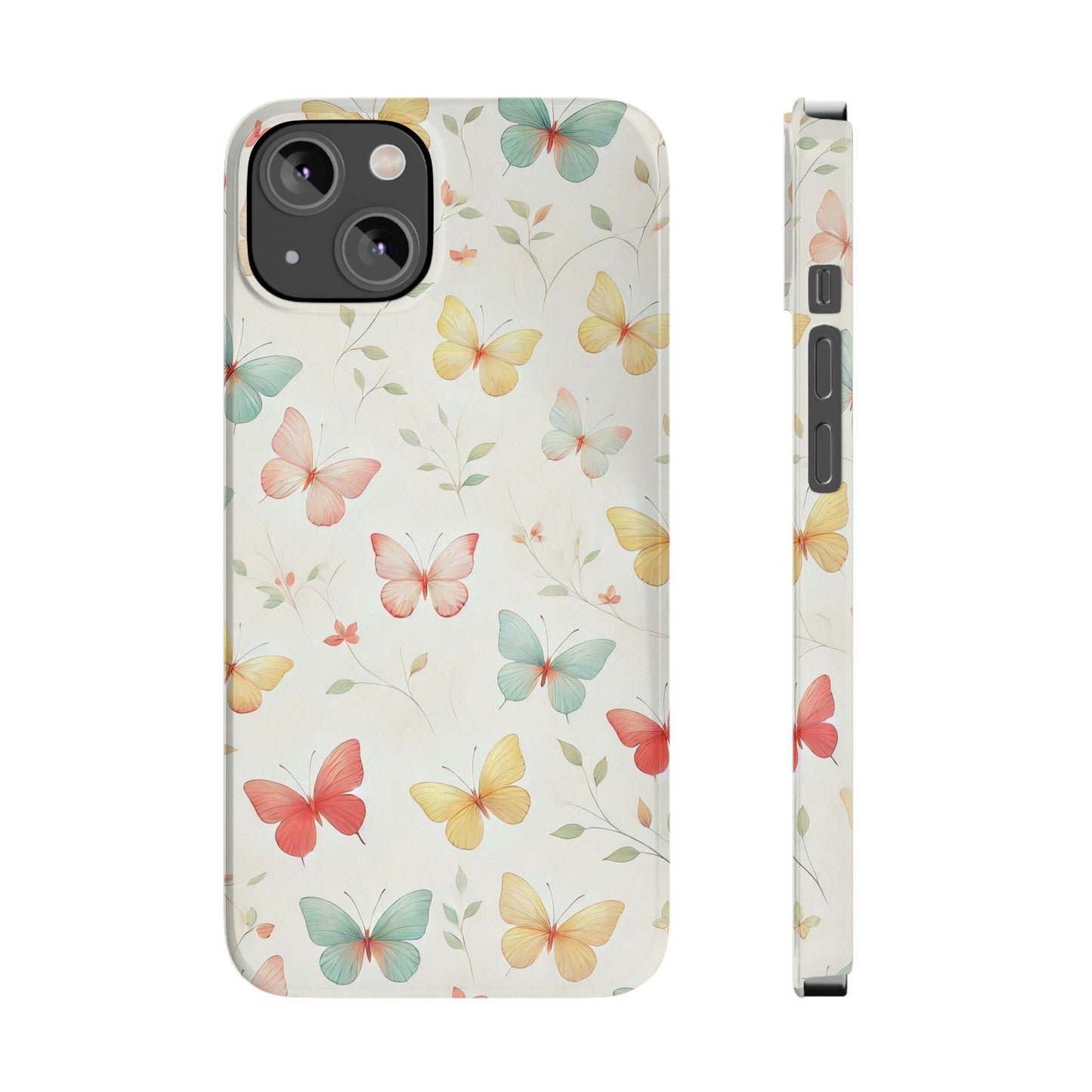 Cute Butterflies  Slim Phone Case - FC-108