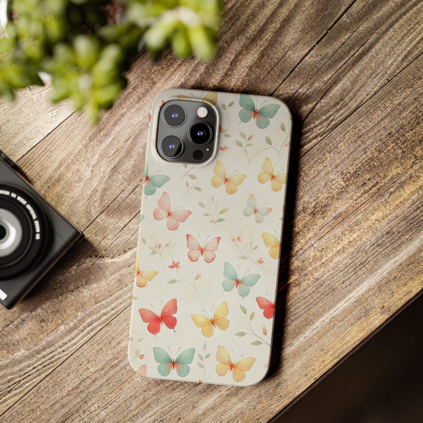 Cute Butterflies  Slim Phone Case - FC-108