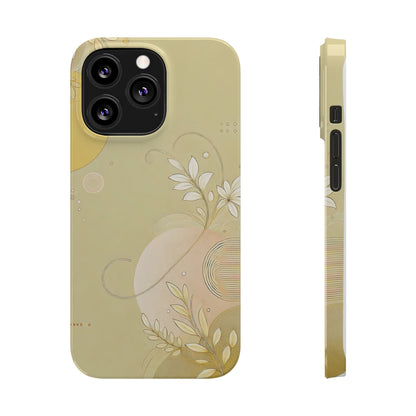 Yellow Asthetic  Slim Phone Case - FC-104