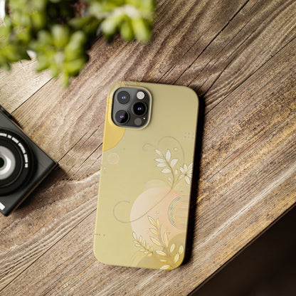 Yellow Asthetic  Slim Phone Case - FC-104