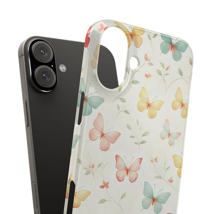 Cute Butterflies  Slim Phone Case - FC-108