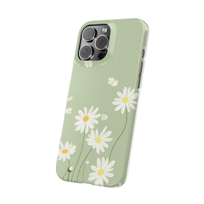 Daisy pastel green Slim Cases - FC-119