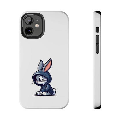 Cute Bunny White Tough Phone Cases