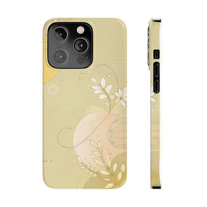 Yellow Asthetic  Slim Phone Case - FC-104