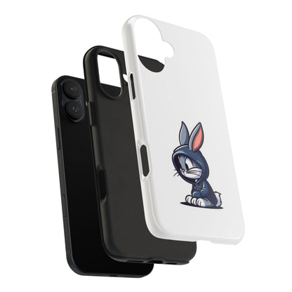 Cute Bunny White Tough Phone Cases