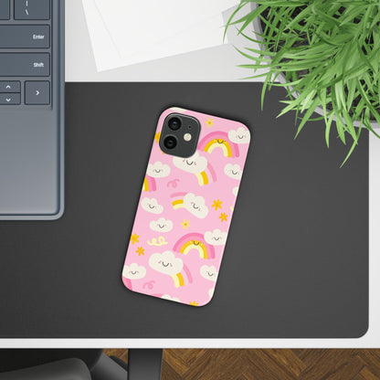 Pink Rainbow Slim Cases - FC-117