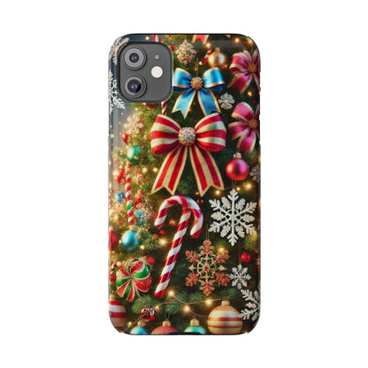 Christmas Theme Slim Phone Cases