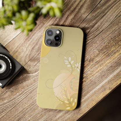 Yellow Asthetic  Slim Phone Case - FC-104